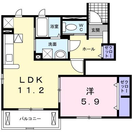 ライラック　グレースの物件間取画像